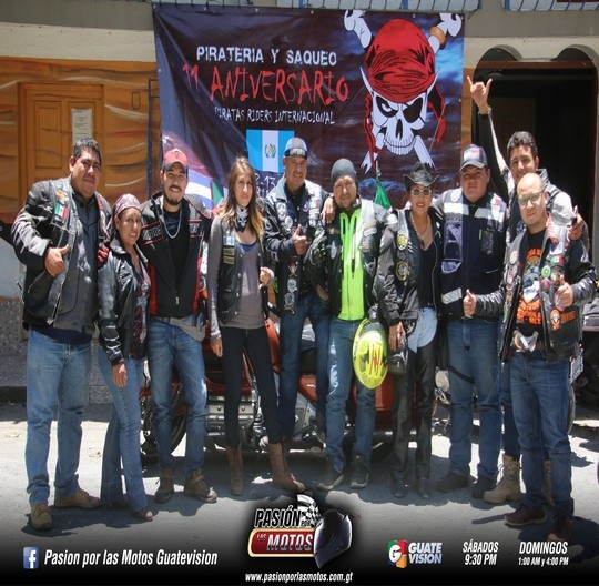PIRATAS RIDERS INTERNACIONAL  CELEBRARON SU D&Eacute;CIMO PRIMER ANIVERSARIO
